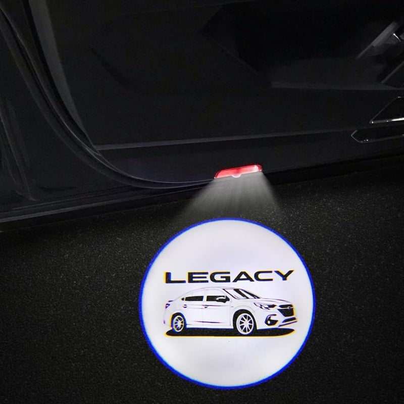 uunonaha 2 Pcs LED Car Door Logo Lights Courtesy Projector Laser Welcome Light Puddle Lamp Compatible with Forester, Outback, Legacy, Ascent Car Accessories (Legacy) - Image 3